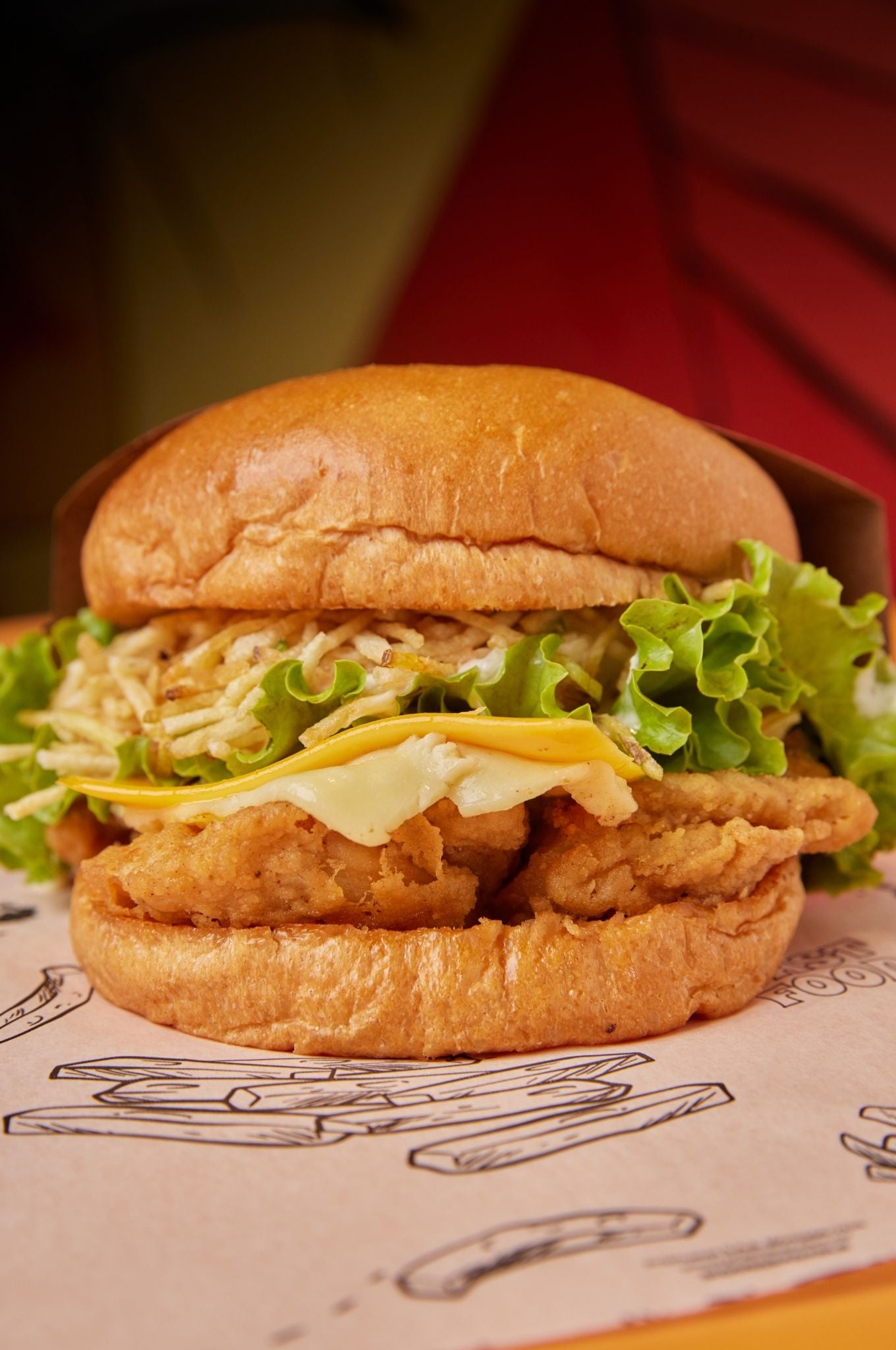 Burger Pollo Sencilla